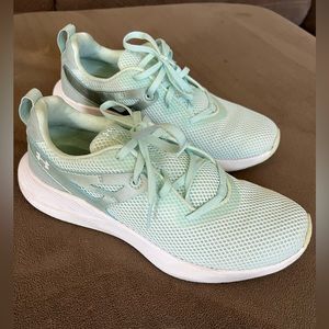 Under armour shoes in mint color